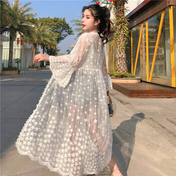 森女刺繡開衫