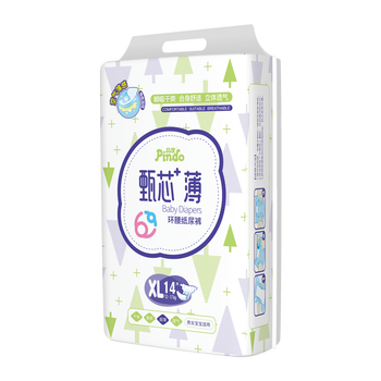 天然紙尿褲，干爽又舒適