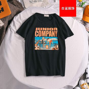 尊尚鳥（zunshangniao） 短袖 男士T恤 X506飛機(jī)T恤黑色 