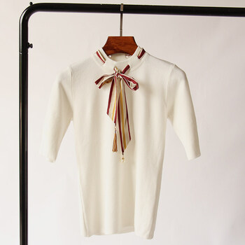 純色系帶毛衣，微胖女生的福音