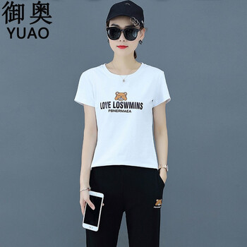 御奧（YUAO） 口袋，抽繩 短袖 T恤 女 圓領