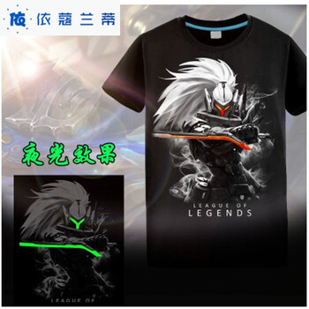 依蔻蘭蒂（yiKOULANDi） 短袖 男士T恤 暗夜源計劃亞索 