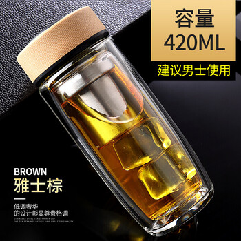 雙層玻璃杯，喝水更簡單