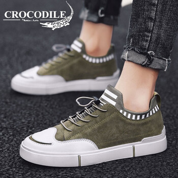鱷魚恤（CROCODILE）男士卡其皮面 42