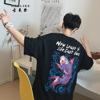 古萊登（GODLIKE） 短袖 男士T恤 T921黑色 