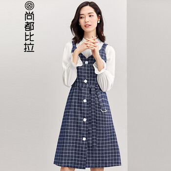 皮背心裙秋