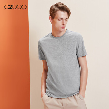 G2000 短袖 男士T恤 灰色/91 