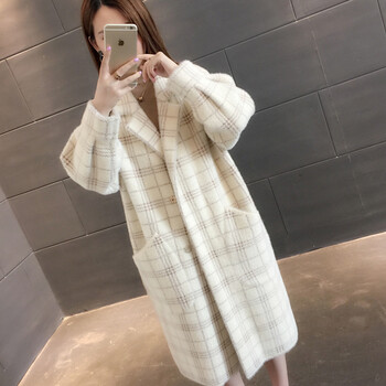 粗線大毛衣外套