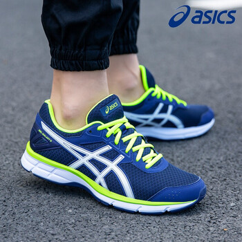 asics跑步鞋藍(lán)色/白色/黃色 39.5，40.5，41.5，42.5，42