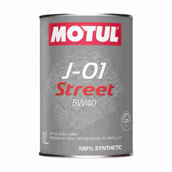 日本进口 摩特(MOTUL)全合成汽机油 J-01系列 铁罐汽机油5w40 SN级 1L
