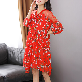 寬松燈籠袖裙，微胖妹子的福音