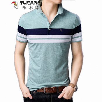 啄木鳥(niǎo)（TUCANO） 短袖 男士T恤 綠色601T9418 