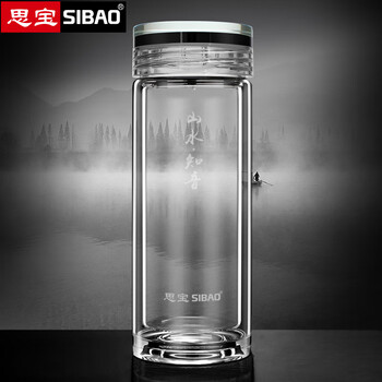 白領(lǐng)愛喝茶，雙層玻璃杯來助力