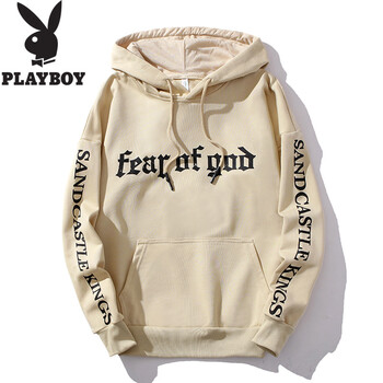 花花公子（PLAYBOY） 長(zhǎng)袖 男士T恤 9319米色 
