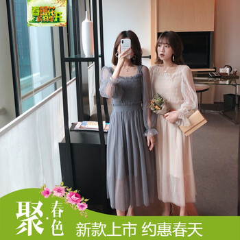 純色雪紡連衣裙，打造百變女神范