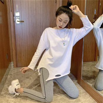 時(shí)尚印花袖，微胖妹子的福音