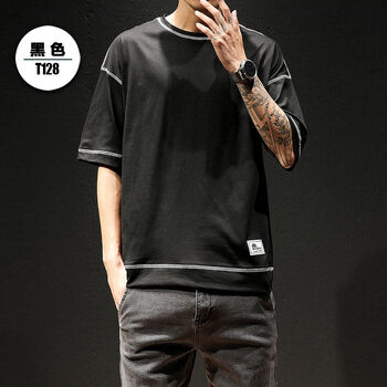 湯米伍德（Thomy Wude） 長(cháng)袖 男士T恤 T128黑色 