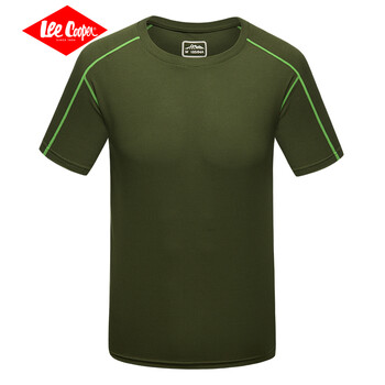 Lee Cooper 短袖 男士T恤 軍綠色 