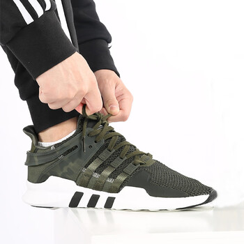 阿迪達斯（Adidas）跑步鞋夜空貨物綠B37346 