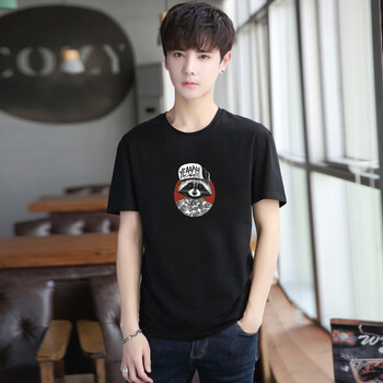 維杰斯（WINJEANS） 短袖 男士T恤 ZH01黑色 