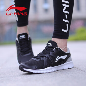李寧（Lining）跑步鞋新基礎(chǔ)黑/微晶灰/基礎(chǔ)白001-1 