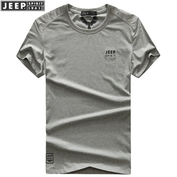Jeep 短袖 男士T恤 淺灰色304010 