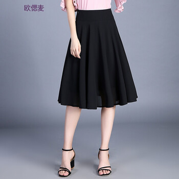 時(shí)尚印花半身裙，打造浪漫女人味