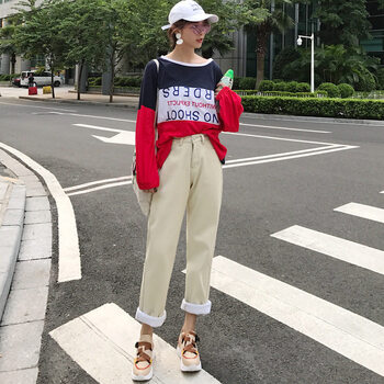 修身小腳褲，微胖妹子的福音！