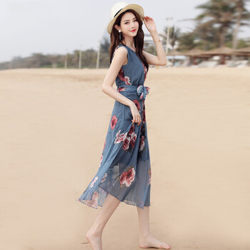 甜美印花連衣裙，打造浪漫小仙女