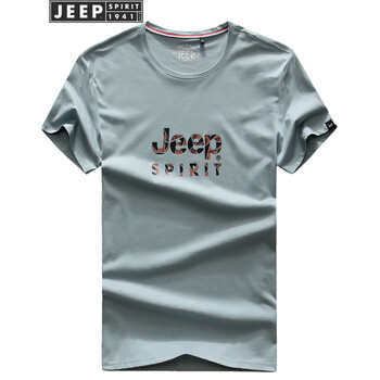 Jeep 短袖 男士T恤 1998  字母款  藍色 