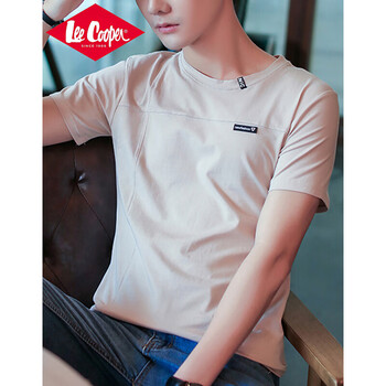 Lee Cooper 長袖 男士T恤 短袖卡其 