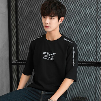 致客（Zenith Knight） 五分袖 男士T恤 851-黑色 