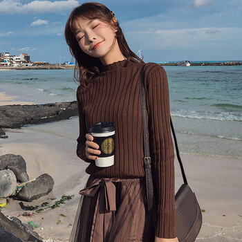 覓詩(shī)游針織衫長(cháng)袖