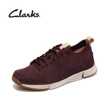 Clarks男士紫紅色（261356577 ） 40