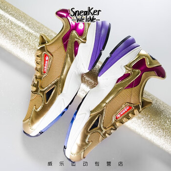 阿迪達斯（Adidas）跑步鞋金色CG6247 36