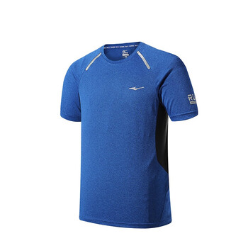 鴻星爾克（ERKE） 短袖 男士T恤 電光藍9011 