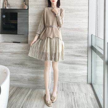 純色長袖裙，打造優(yōu)雅小仙女