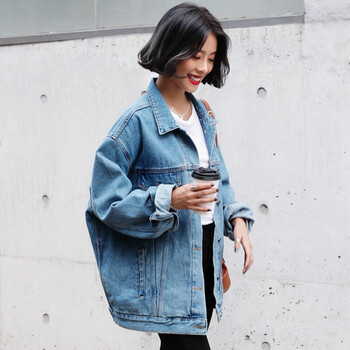 牛仔外套，穿出你的少女心感