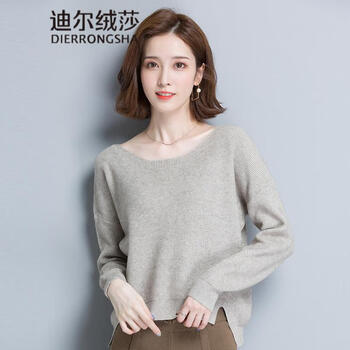 圓領(lǐng)長袖毛衣，微胖妹子的小心機