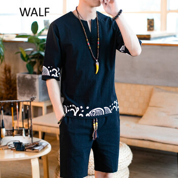 WALF 短袖 男士T恤 黑色 