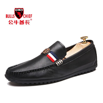 公牛酋長（BULLSCHIEF）男士黑色(織帶) 39