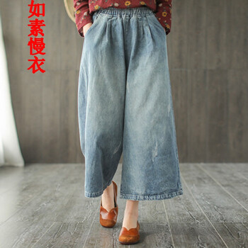 元素,樣式,新款,棉麻,流行,趨勢,褲子,磨白