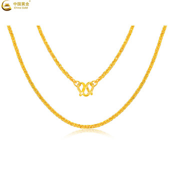 中國黃金（CHINA GOLD）黃金項鏈4-5克，2.1-5克
