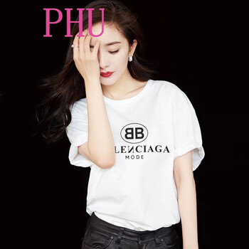 PHU 印花 短袖 T恤 女 圓領(lǐng)