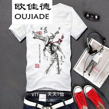 歐佳德（OUJIADE） 短袖 男士T恤 索隆素描 