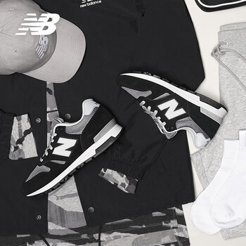 NEW BALANCE跑步鞋黑色/深灰色ML565CBK-D 