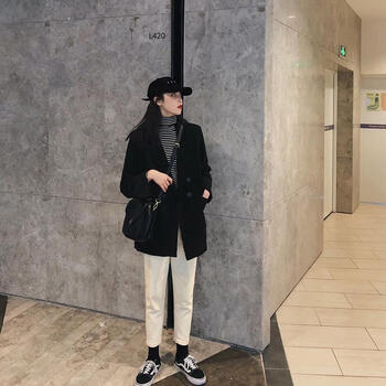 韓版小西裝燈芯絨