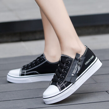 清織（QINGZHI）男士黑色(低幫女款)665 41