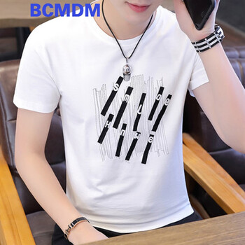 BCMDM 短袖 男士T恤 8308白色 