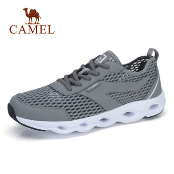 駱駝（CAMEL）男士A922303180 灰/白 41